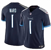 Men & Women & Youth Tennessee Titans #1 Cameron Ward Navy 2025 Draft F.U.S.E. Vapor Limited Stitched Jersey,baseball caps,new era cap wholesale,wholesale hats